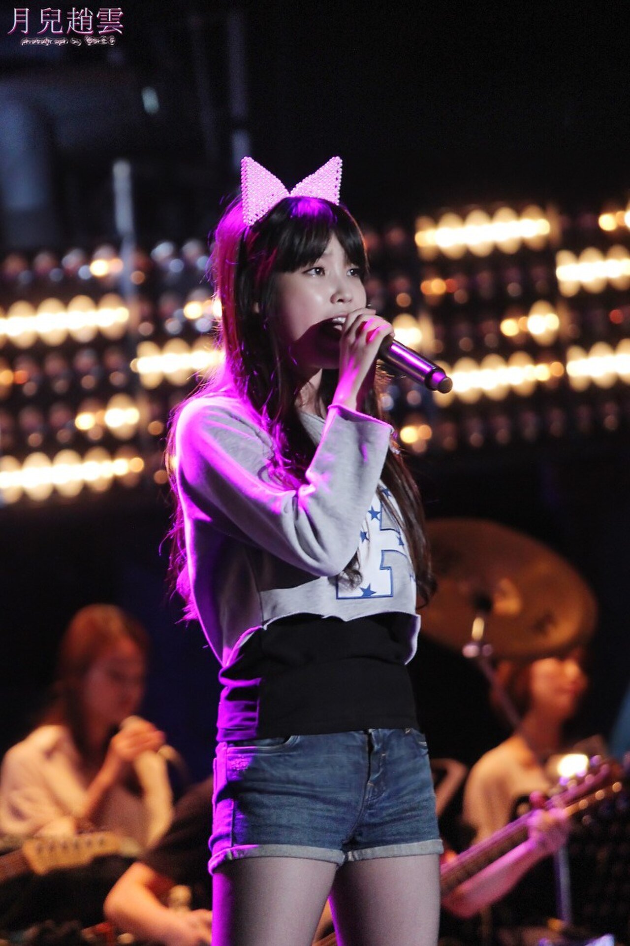 IU at her encore concert, September 2012.