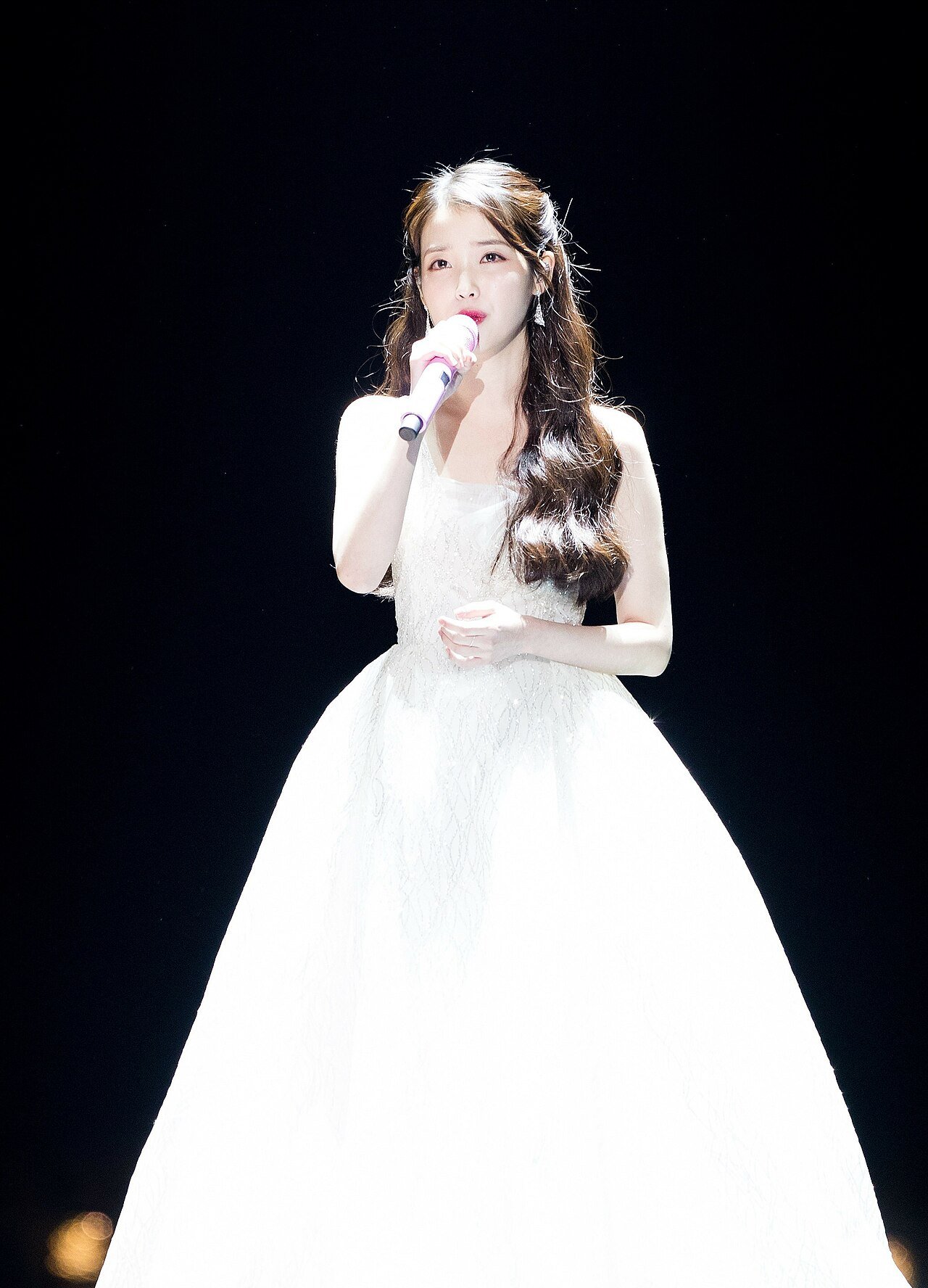 IU at the 2017 MelOn Music Awards.